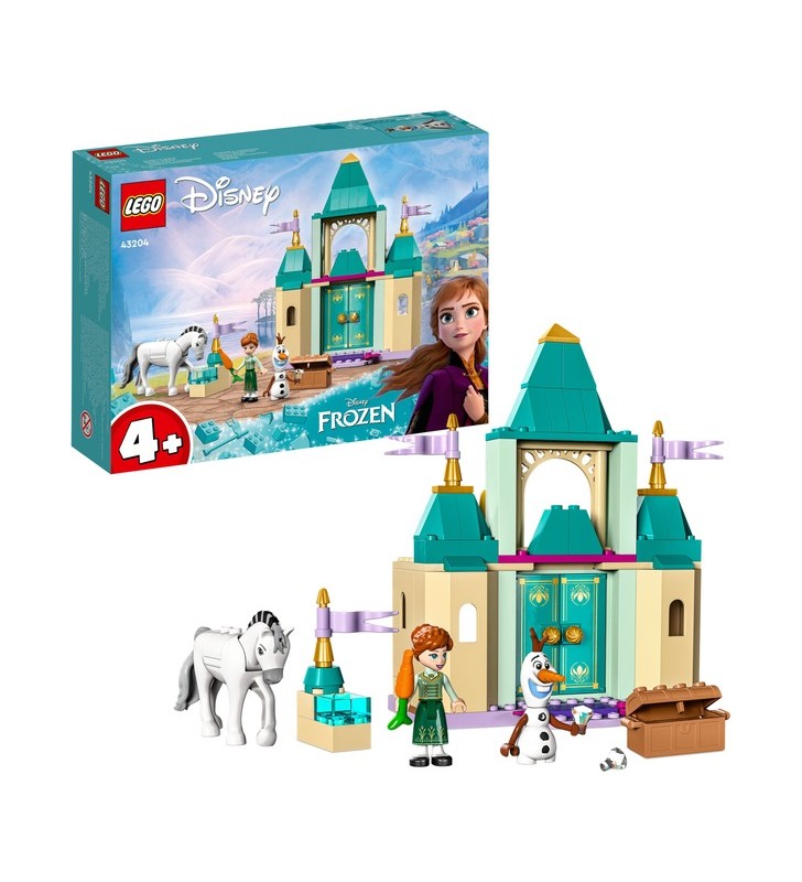 Jucărie de construcție lego 43204 disney princess anna și castelul lui olaf (jucărie de construcție frozen cu figurină de cal)