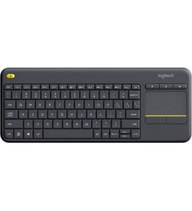 Tastatură tactilă fără fir logitech k400 plus, tastatură (negru, aspect de)
