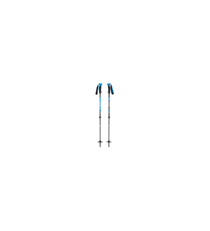 Bețe de trekking black diamond distance carbon flz, echipament de fitness (albastru, 1 pereche, 125-140 cm)