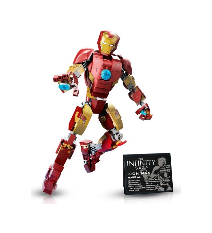 Jucărie de construcție lego 76206 marvel super heroes iron man figurină