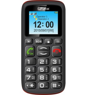 Telefon maxcom, cu butoane,  black "mm428"