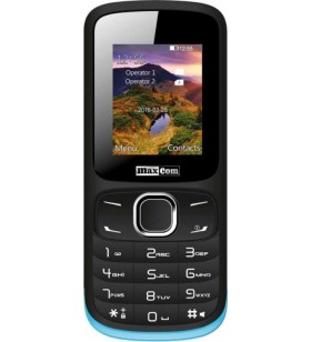 Telefon maxcom, cu butoane,  black/blue "mm128"