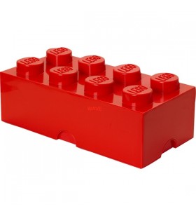 Cutie de depozitare room copenhaga lego storage brick 8 roșu(roșu)