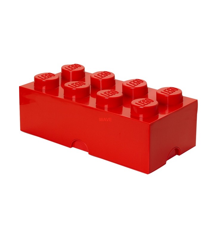 Cutie de depozitare room copenhaga lego storage brick 8 roșu(roșu)