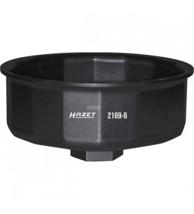 Cheie hazet pentru filtru de ulei 2169-6, 1/2" și hexagon 24mm, cheie tubular (pentru filtru de ulei 16 puncte, 97 mm)