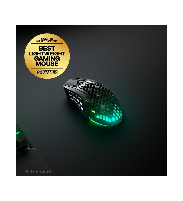 Mouse de gaming fără fir steelseries aerox 9 (negru)