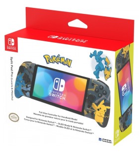 Hori split pad pro (pikachu și lucario), gamepad (albastru-gri/galben)