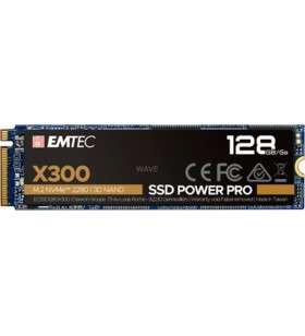 Emtec x300 m2 ssd power pro 128gb (pcie 3.0 x4, nvme, m.2 2280)