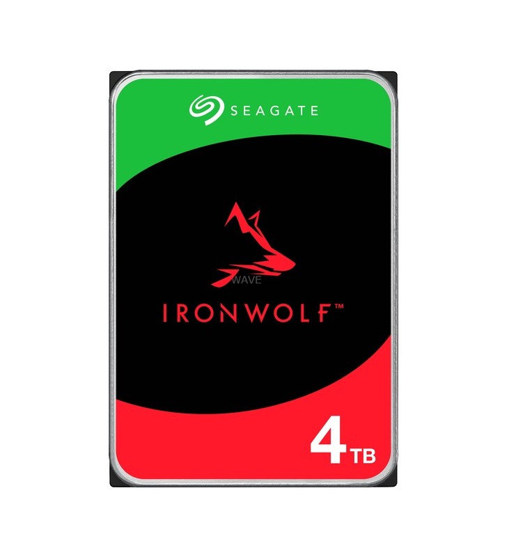 Seagate ironwolf nas 4tb cmr 2x, hard disk (pachet de 2, sata 6 gb/s, 3,5")