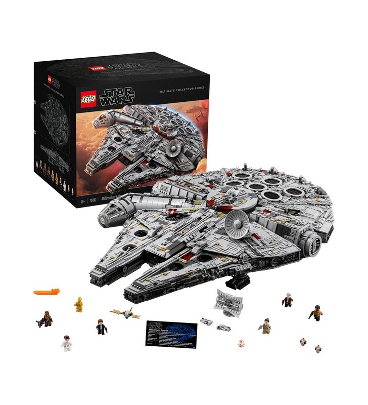 Jucărie de construcție lego 75192 star wars millenium falcon ultimate collector series