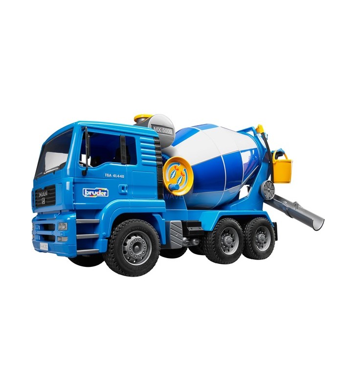 Camion ciment bruder man, model de vehicul (albastru alb)