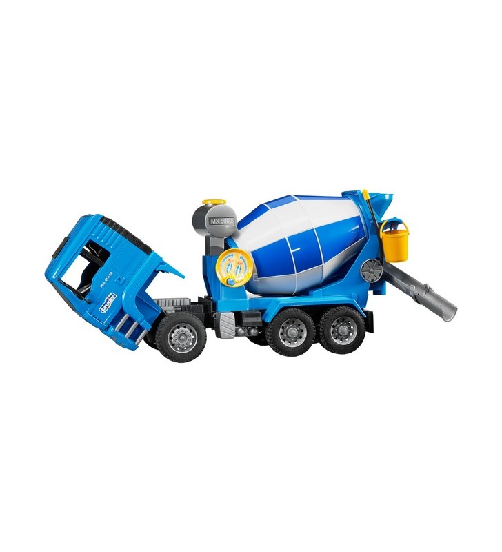Camion ciment bruder man, model de vehicul (albastru alb)