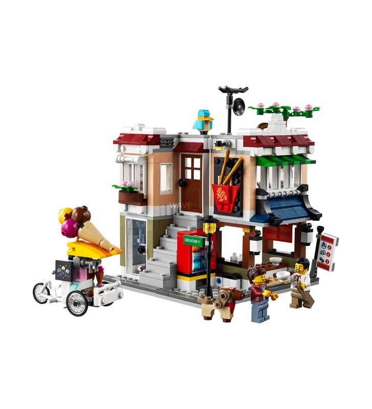 Jucărie de construcție lego 31131 creator 3 în 1 magazin de tăiței (magazin de biciclete și arcade, clădire modulară)