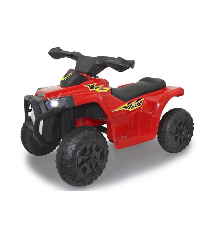 Jamara ride-on mini quad runty, vehicul pentru copii (rosu/negru, 6v)