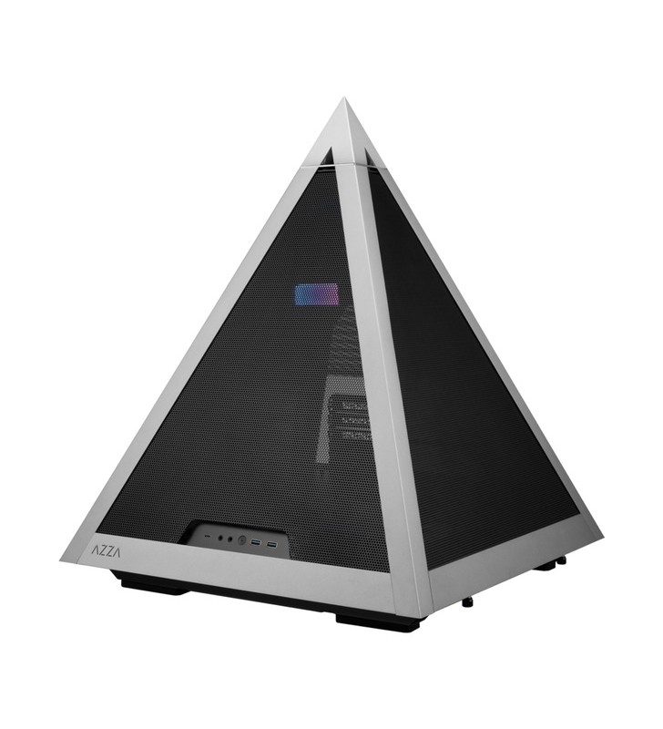 Azza pyramid mesh 804m, dulap pentru bancă/show (gri negru)