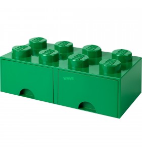 Lego brick drawer 8 grün, aufbewahrungsbox