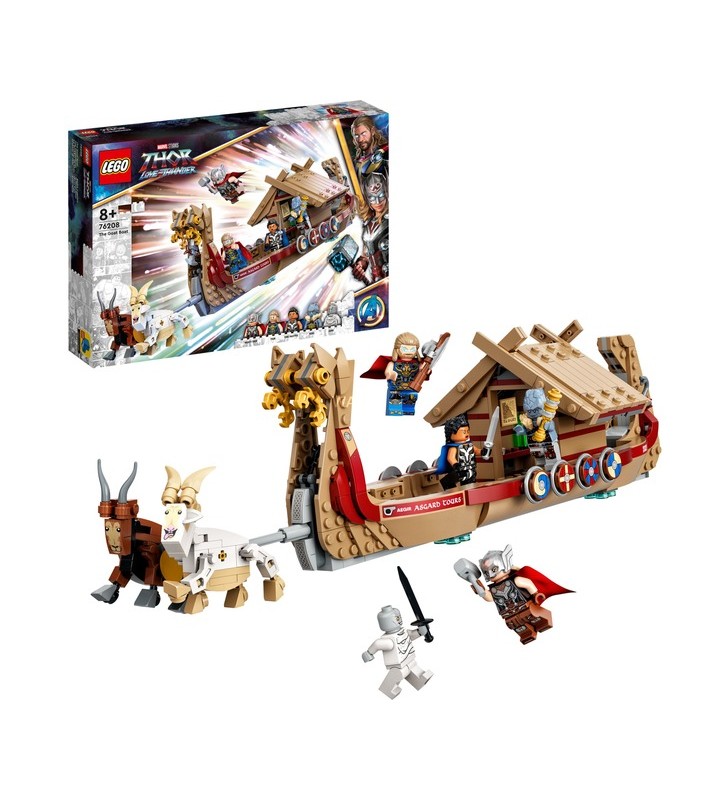 Lego 76208 marvel super heroes jucărie de construcție barca cu capră