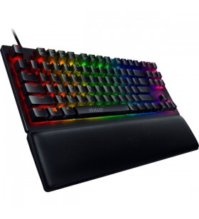 Tastatură pentru jocuri razer huntsman v2 tkl (negru, aspect de, razer clicky optical (violet))