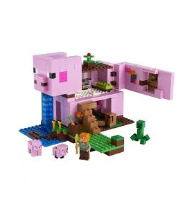 Jucărie de construcție lego 21170 minecraft casa porcului