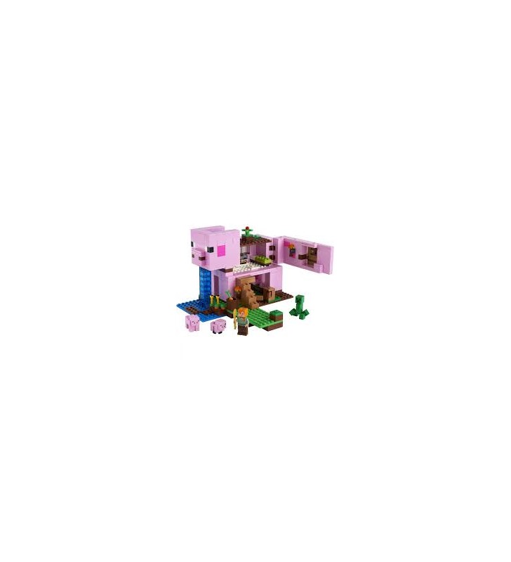 Jucărie de construcție lego 21170 minecraft casa porcului
