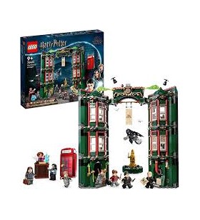 Jucărie de construcție lego 76403 harry potter ministerul magiei (set modular construibil cu minifigurine și mecanism de conversie)