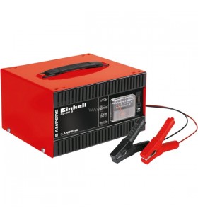 Încărcător de baterii einhell cc-bc 5 (roșu/negru, pentru bateriile auto și motocicletei)