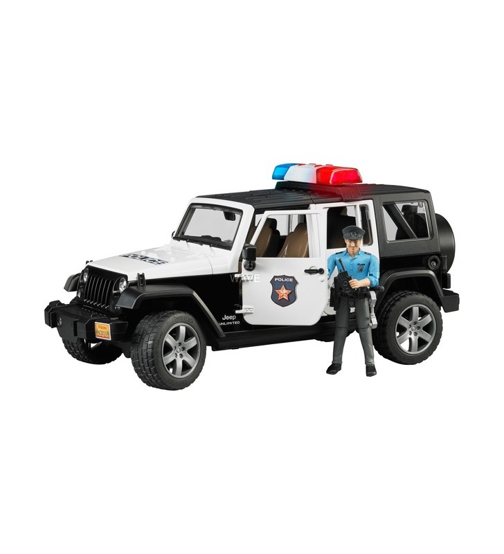 Bruder jeep wrangler unlimited rubicon vehicul de poliție, model de vehicul