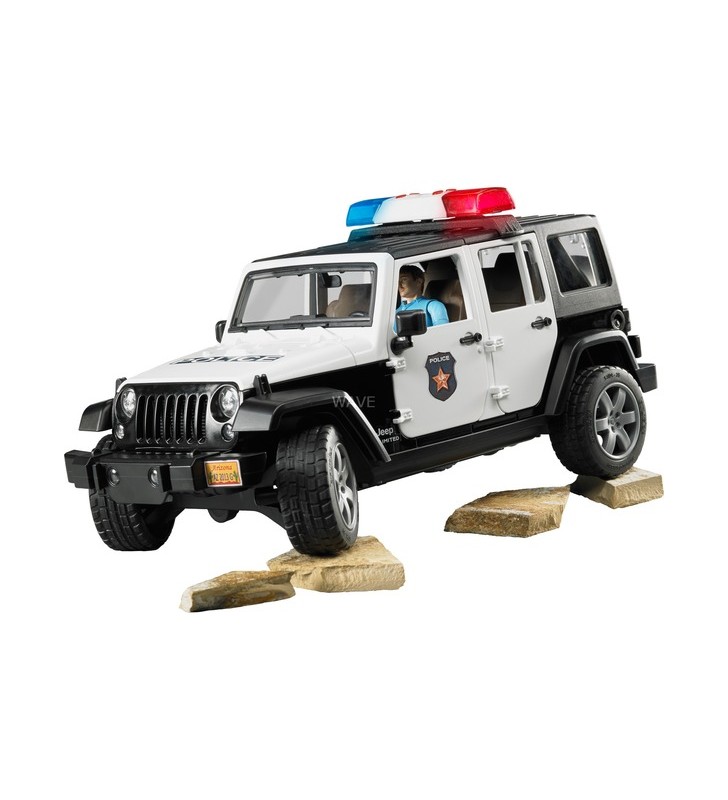 Bruder jeep wrangler unlimited rubicon vehicul de poliție, model de vehicul