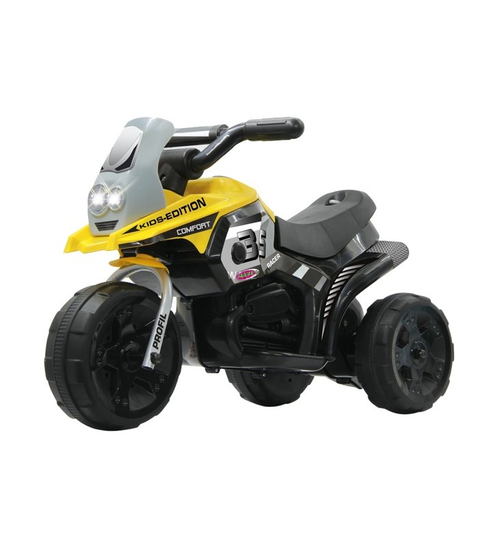Jamara ride-on e-trike racer, vehicul pentru copii (galben)