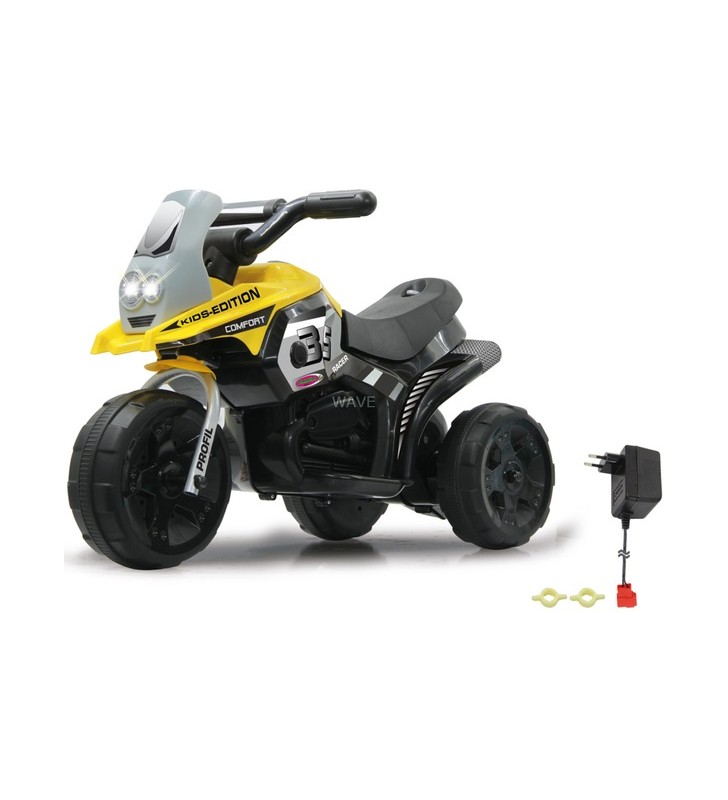 Jamara ride-on e-trike racer, vehicul pentru copii (galben)