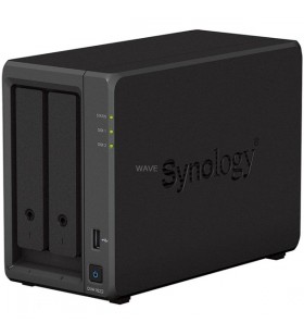 Synology nvr dva1622, recorder video în rețea (negru, 2 golfuri)