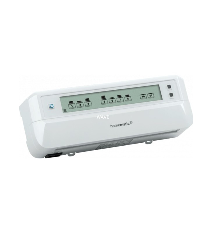 Servomotor de încălzire prin pardoseală homematic ip smart home (hmip-falmot-c12), unitate de control (alb, 12x, motorizat)