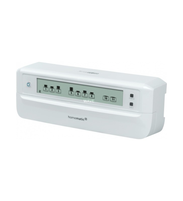 Servomotor de încălzire prin pardoseală homematic ip smart home (hmip-falmot-c12), unitate de control (alb, 12x, motorizat)