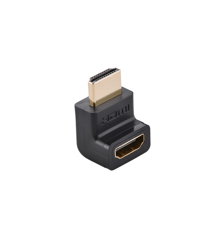 Ugreen 20110 adaptor pentru cabluri video hdmi negru, de aur