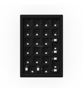 Keychron q0 barebone, tastatură numerică (negru, hot-swap, cadru din aluminiu, rgb)
