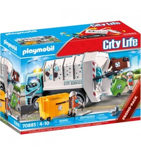 Playmobil 70885 camion de gunoi cu lumină intermitentă jucărie de construcție