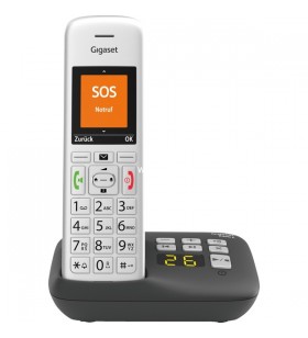 Telefon analogic  Gigaset E390(negru argintiu)