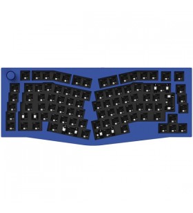 Keychron q10 barebone iso knob, gaming keyboard (blue, alice layout, hot-swap, aluminum frame, rgb)