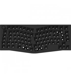 Keychron q10 barebone iso buton, tastatură pentru jocuri (negru, aspect alice, schimb la cald, cadru de aluminiu, rgb)