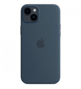Husă din silicon apple cu magsafe, husă pentru telefon mobil (albastru-gri, albastru furtuna, iphone 14 plus)