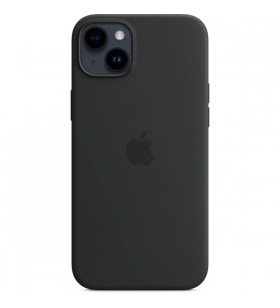 Husă din silicon apple cu magsafe, husă pentru telefon mobil (negru, miezul nopții, iphone 14 plus)