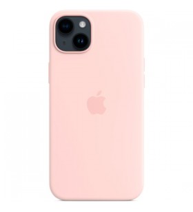 Husă din silicon apple cu magsafe, husă pentru telefon mobil (roz, roz lime, iphone 14 plus)