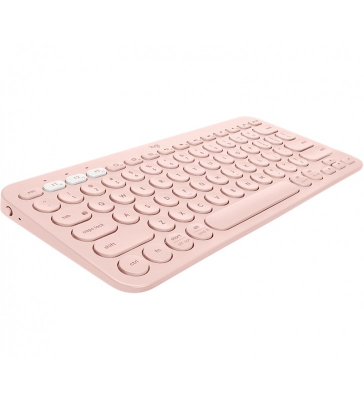 Logitech k380 tastaturi bluetooth qwertz germană roz