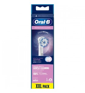 Braun oral-b sensitive clean 8 capete de perie (ambalaj alb, fără frustrare)