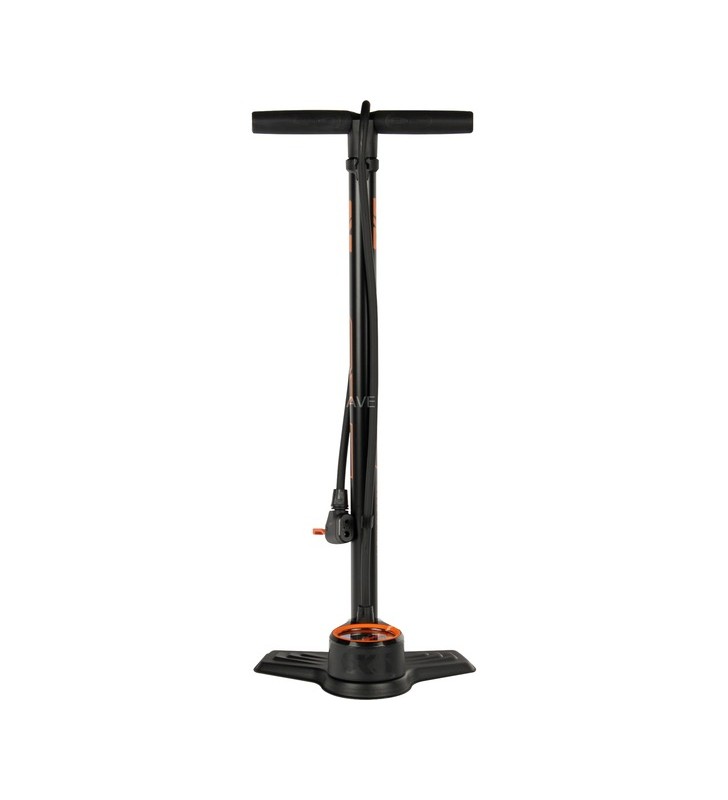 Pompa de podea sks air-x-plorer 10.0, pompa de aer (negru/portocaliu, cap de pompă multi supape "mv easy")