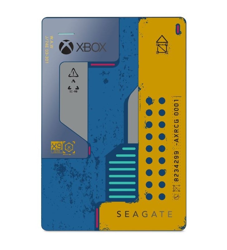 Seagate game drive stea2000428 hard-disk-uri externe 2000 giga bites albastru, galben