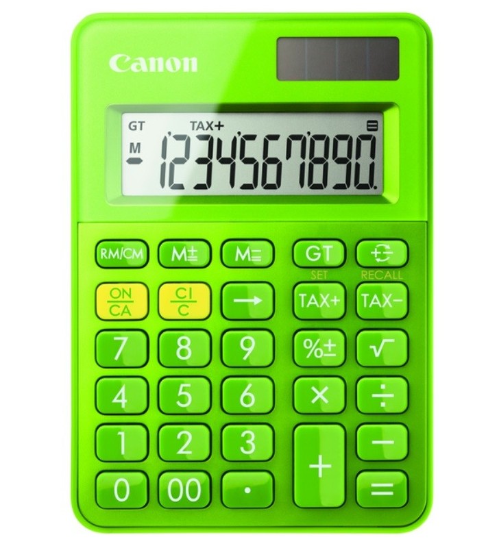 Canon ls-100k calculator spaţiul de lucru de bază verde