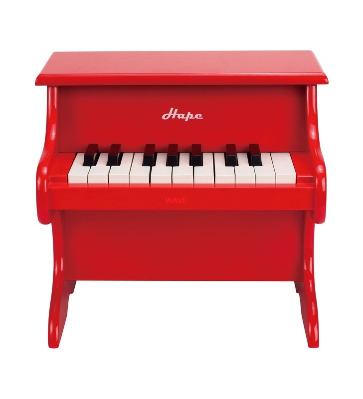 Hape toy jucărie muzicală cu pian (roșu)