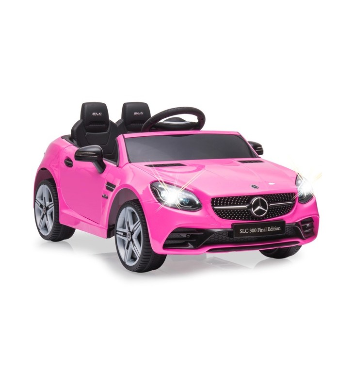Jamara ride-on mercedes-benz slc, vehicul pentru copii (roz, 12v)