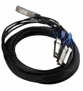 Cablu Mikrotik XQ+BC0003-XS+ QSFP28 - SFP28, 3m, Negru